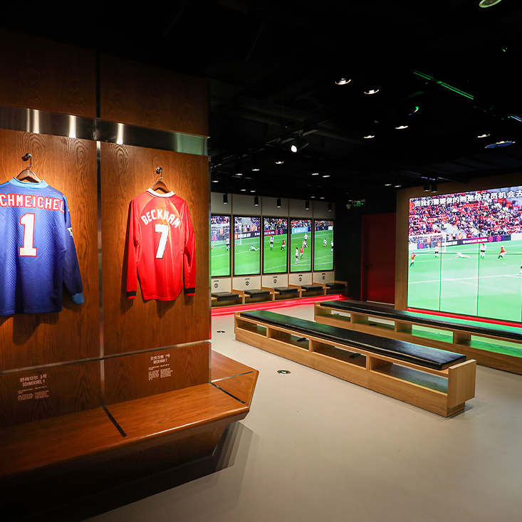 Manchester United jersey display